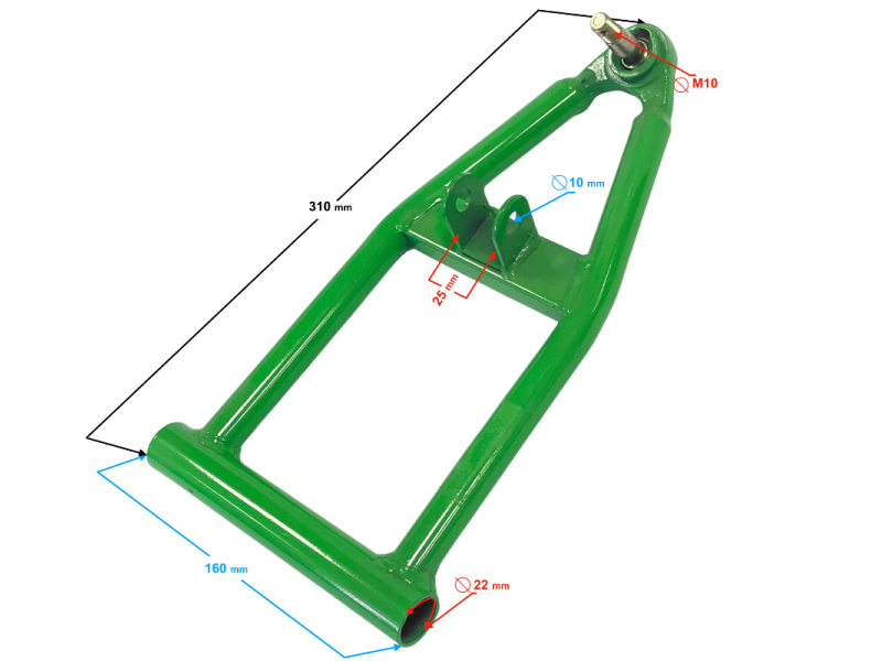 Lower control arm ATV Rocky 125