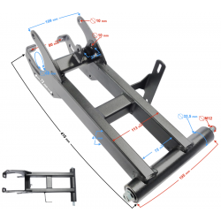 Rear control arm ATV Thor 125