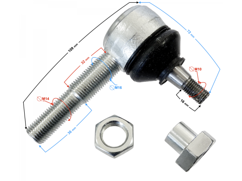ATV Raze 200 Swingarm End