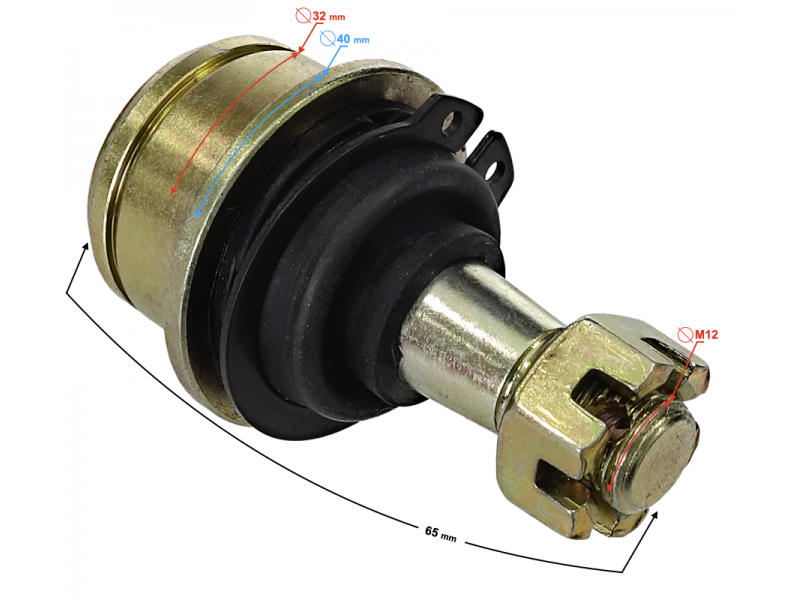 (WHOLESALE) HISUN Tactic 550 upper control arm pin (PJ000005250A0402)