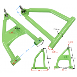Front right swingarm Pentora (armed with sleeves)