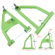 Front right swingarm Pentora (armed with sleeves)