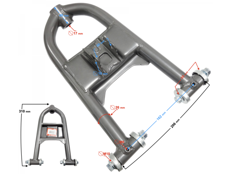 Front lower wishbone Discover 200