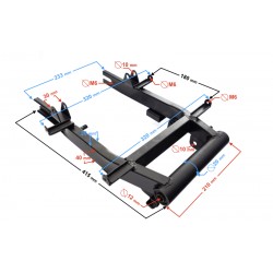 Rear swingarm for E-Max scooter