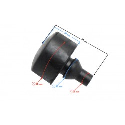 Swingarm bumper for scooter B-MAX