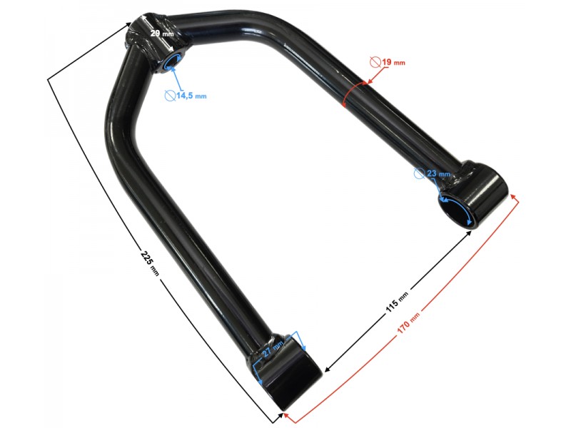 Upper swingarm for ATV Eagle 8