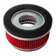 Air filter paper cartridge for ATV - round