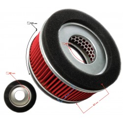 Air filter paper cartridge for ATV - round Air filter paper cartridge for ATV - round