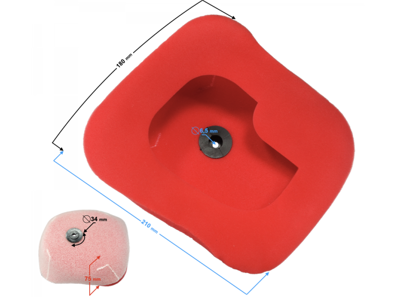 DB250 MZK air filter insert