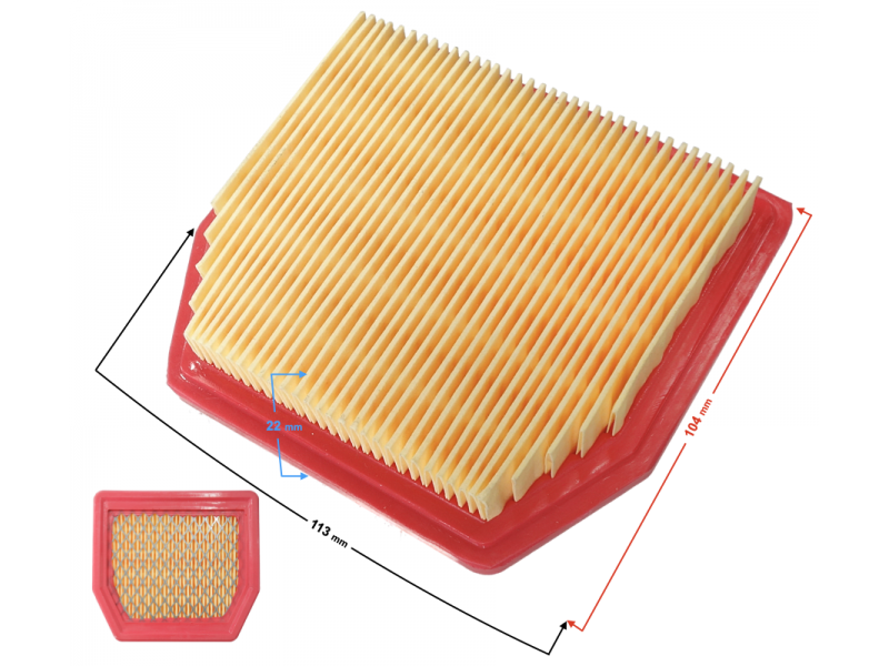 (WHOLESALE) Air Filter Cartridge VOGE 125R (180100158-0001)