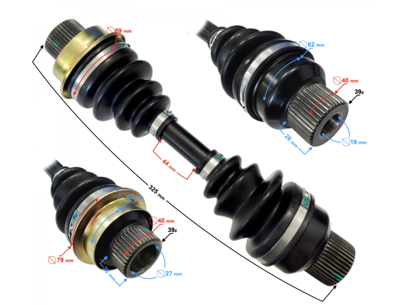 Front shaft Hisun Tactic 550 Front shaft Hisun Tactic 550