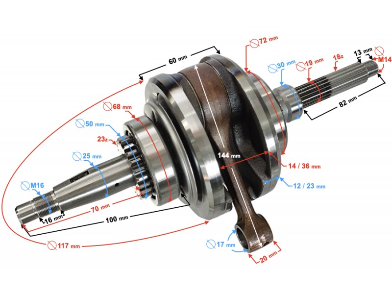 Crankshaft YP250