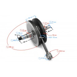 Crankshaft Jawa 50