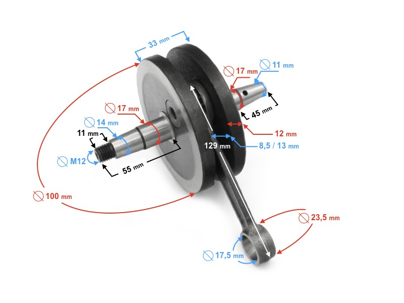 Crankshaft Jawa 50 Crankshaft Jawa 50