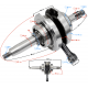 Crankshaft 50cc 4T moped
