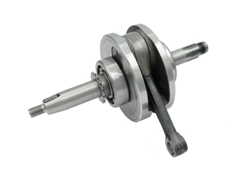 Crankshaft for horizontal BTS 125 engine