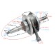 Crankshaft for horizontal Moretti 125 engine