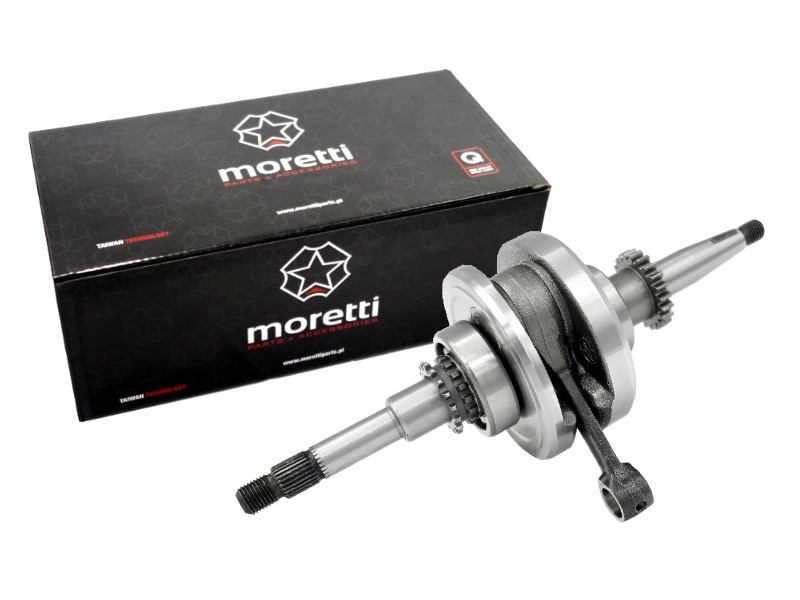 Crankshaft for 50cc 4T scooter (22 teeth for oil pump)