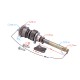 Kick starter shaft for 110cc Moretti moped