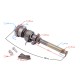 Kick starter shaft for 125cc Moretti moped