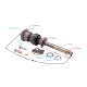 Kick starter shaft for 130cc 4T moped