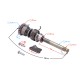 Kick starter shaft for 110cc BTS moped