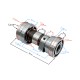 Camshaft for 110 moped, engine