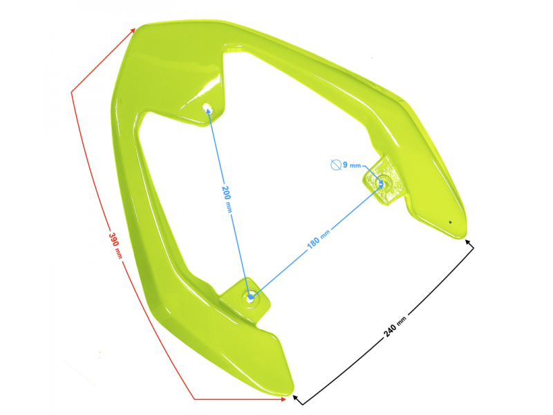 Green trunk bracket FR 2