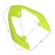 Green trunk bracket FR 2
