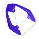 Blue trunk bracket FR 2