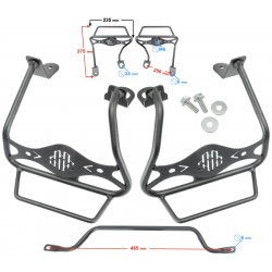 Left + right side trunk bracket X-trail 125 Left + right side trunk bracket X-trail 125