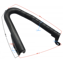 Right passenger grab handle HISUN Tactic 550