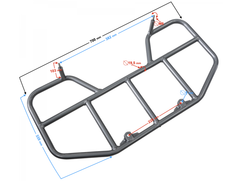 FRont bracket for ATV Mikilon