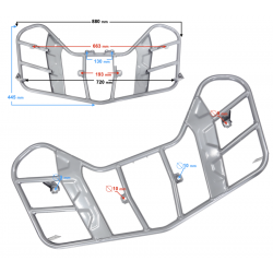 Rear Bracket Discover 200