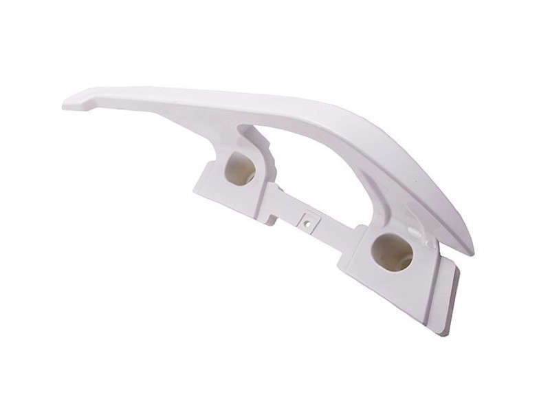 Bracket - left passenger handle, white, for B-Max scooter
