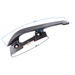 Bracket - right passenger handle , graphite, for B-Max scooter