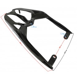 Trunk bracket for Sprint 2 moped, black