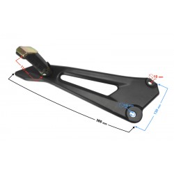 Rear left footrest bracket for Travel 125 Rear left footrest bracket for Travel 125