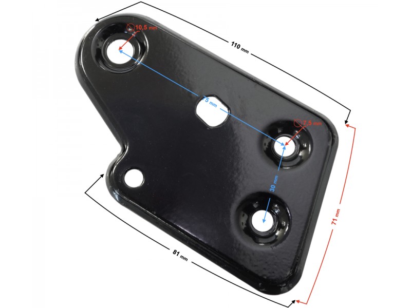 Right headlight bracket part 1 for Volcano 50