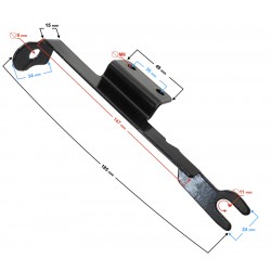 Right headlight bracket part 2 for Volcano 50 Right headlight bracket part 2 for Volcano 50
