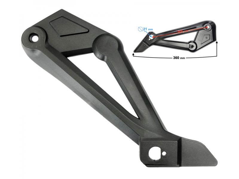 Rear right footrest bracket Street-R 125 Rear right footrest bracket Street-R 125