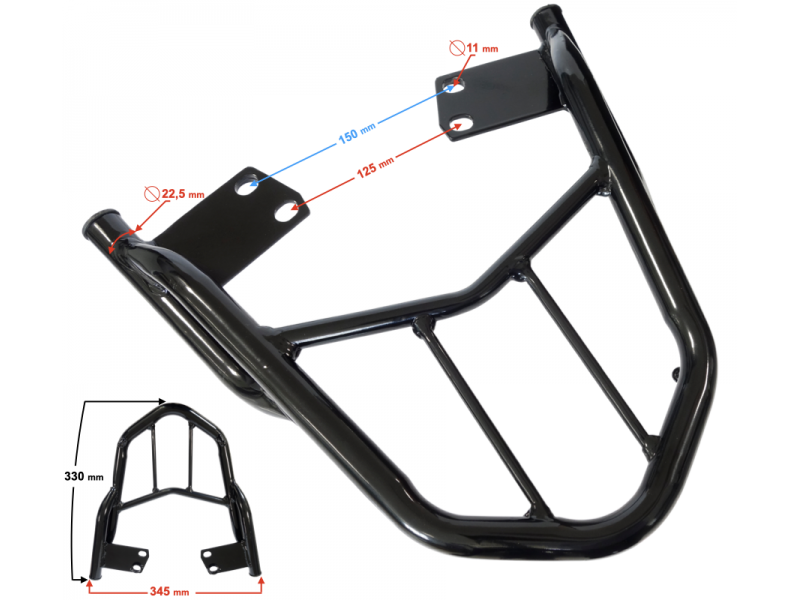 Top case bracket Street-R 125 Top case bracket Street-R 125