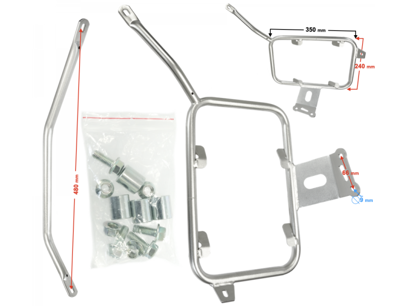 Side case bracket VOGE 650DS