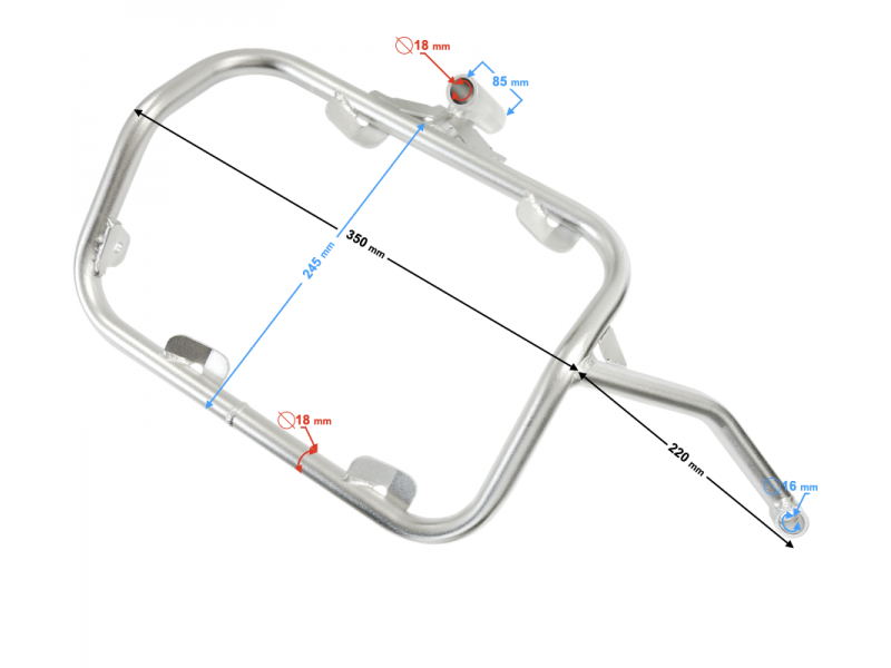 Side case bracket right VOGE 525DSX