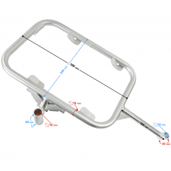 Side case bracket left VOGE 525DSX Side case bracket left VOGE 525DSX