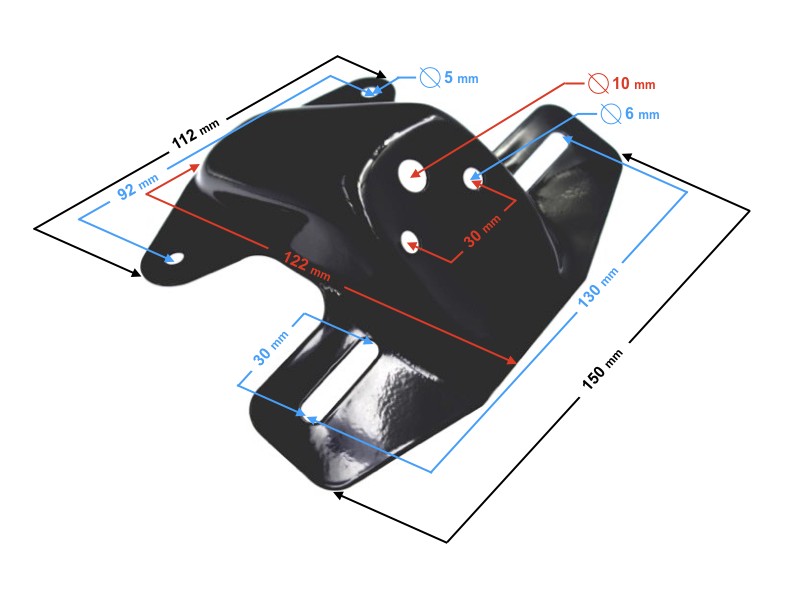 Rear headlight bracket Ranger Classi E4