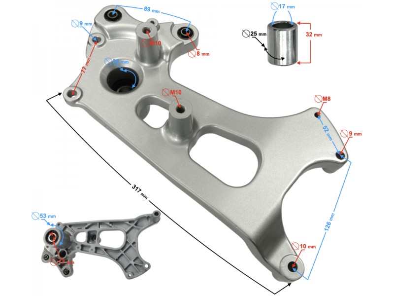 Rear wheel bracket for Falcon 125cc (E5) Rear wheel bracket for Falcon 125cc (E5)