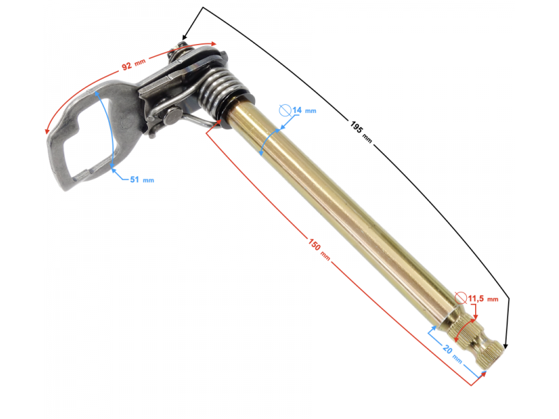 NXT150 Gear Shift Shaft NXT150 Gear Shift Shaft