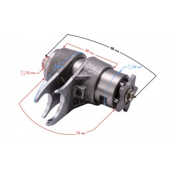 Gearshift shaft for 125cc Moretti moped