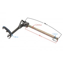 Gearshift shaft for 130cc moped